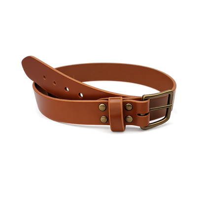 Men's Full Grain Leather Belt | Brown