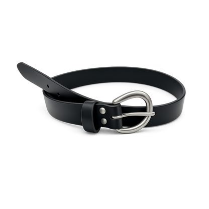 Women's Full Grain Leather Belt | Black