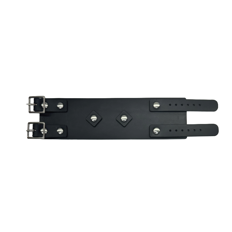 Double-Strap Leather Cuff