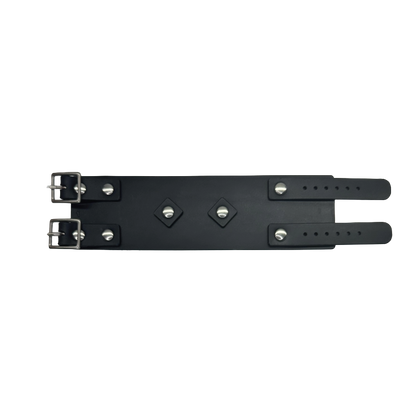 Double-Strap Leather Cuff