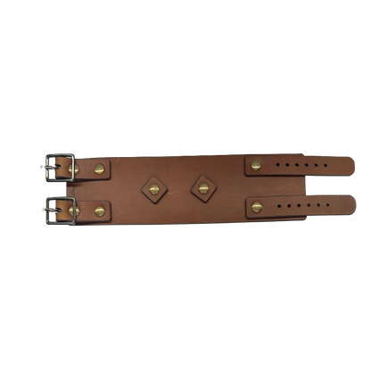 Double-Strap Leather Cuff