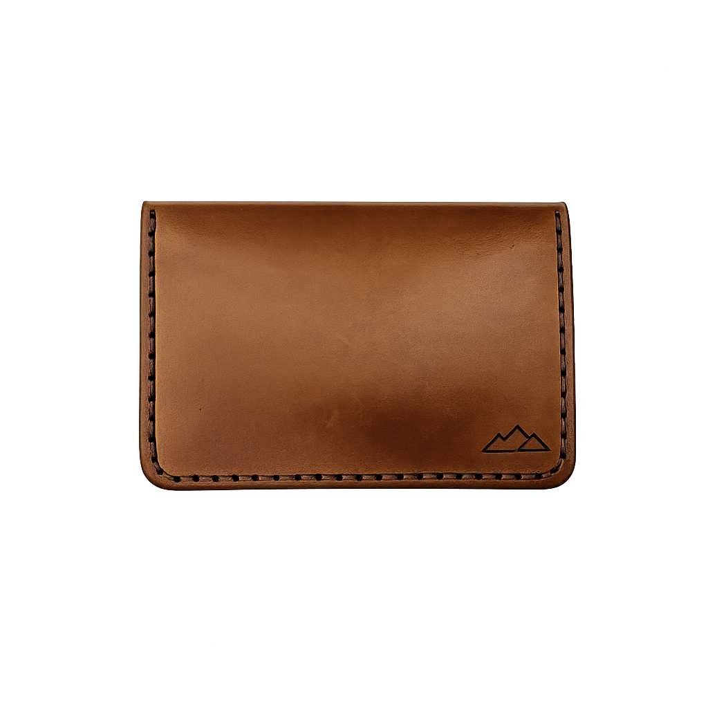 Folding Four-Pocket Leather Wallet