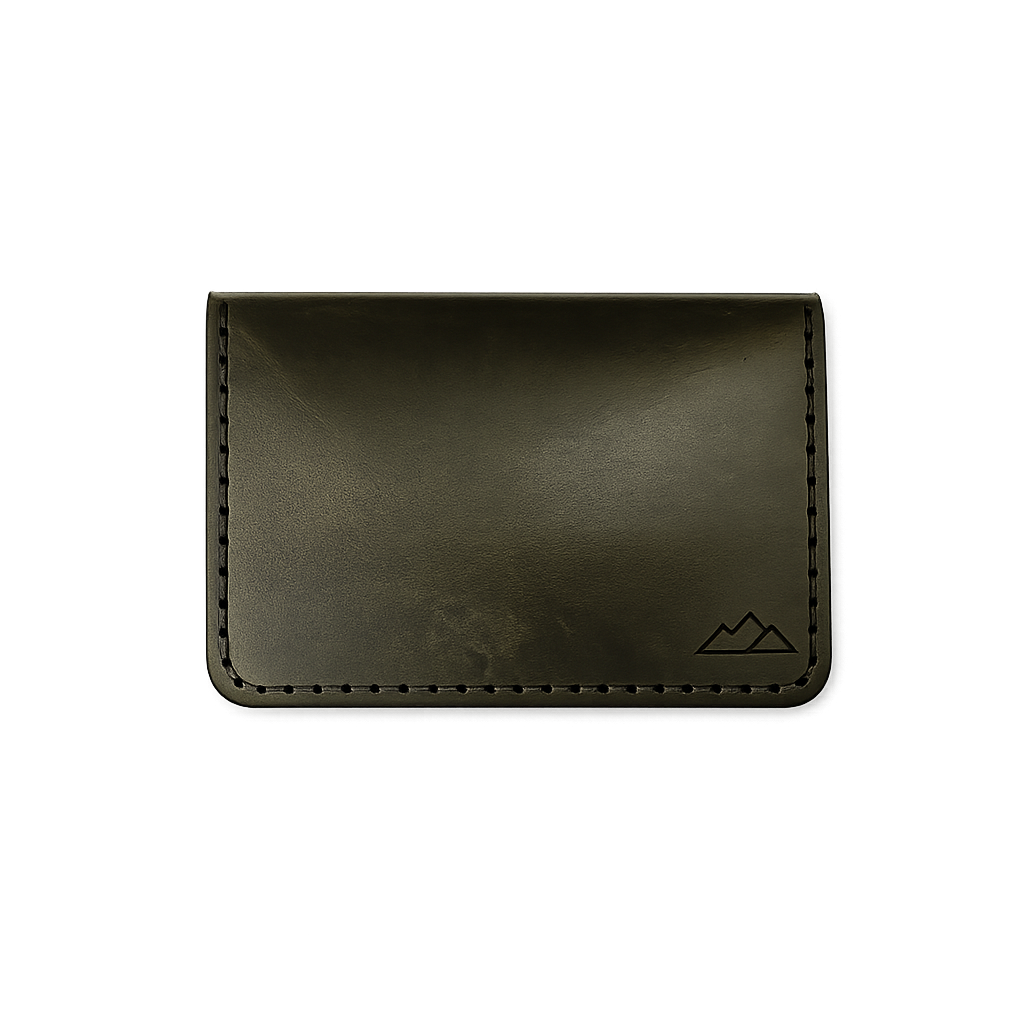 Folding Four-Pocket Leather Wallet
