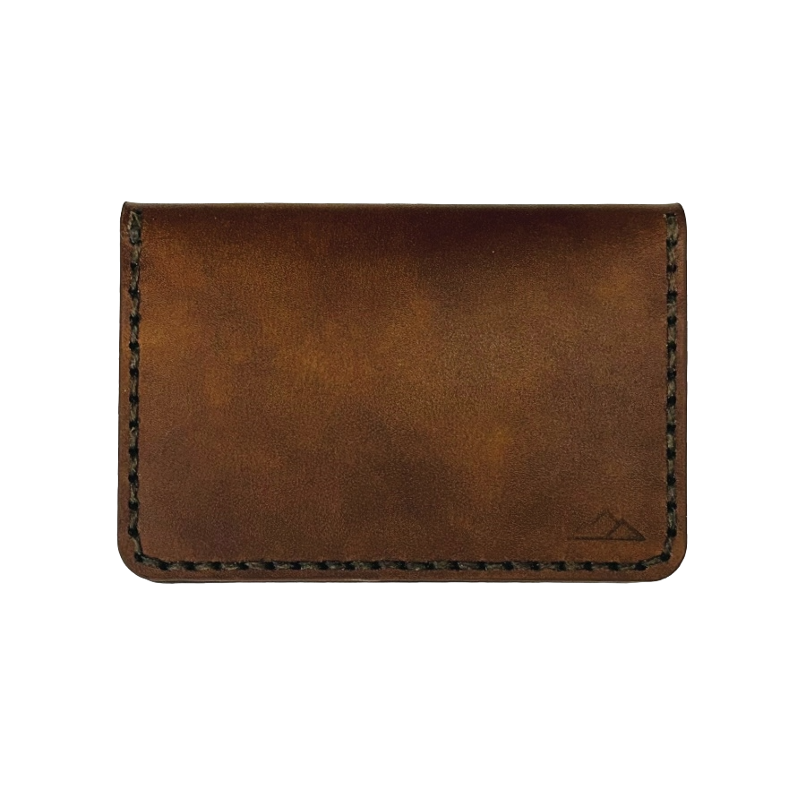 Folding Four-Pocket Leather Wallet